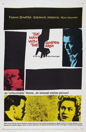 The Man with the Golden Arm (1955) - poster