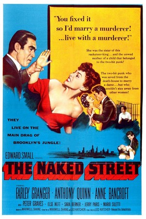 The Naked Street (1955) - poster
