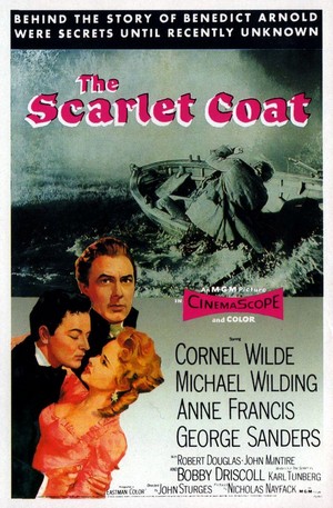 The Scarlet Coat (1955) - poster