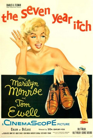 The Seven Year Itch (1955) - poster