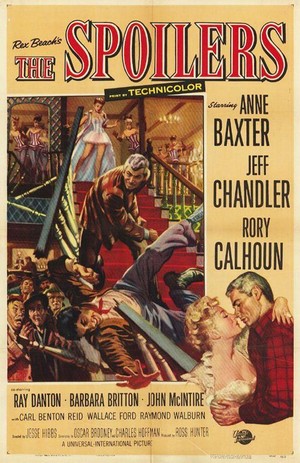 The Spoilers (1955) - poster