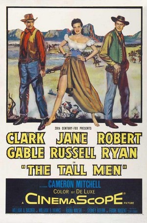 The Tall Men (1955) - poster