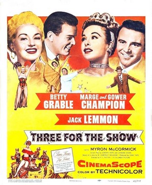 Three for the Show (1955) - poster