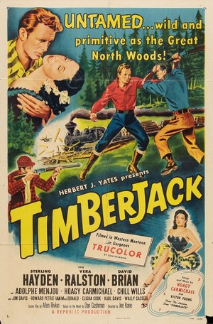 Timberjack (1955) - poster