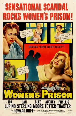 Women's Prison (1955) - poster