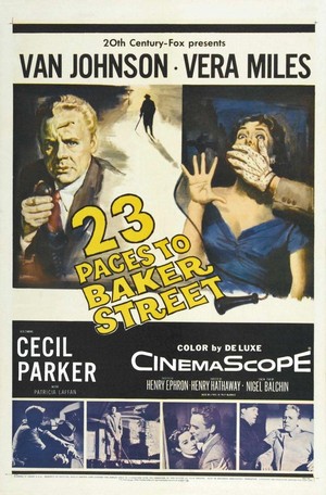 23 Paces to Baker Street (1956) - poster