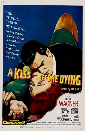 A Kiss before Dying (1956) - poster