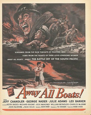 Away All Boats (1956) - poster