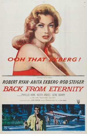 Back from Eternity (1956) - poster