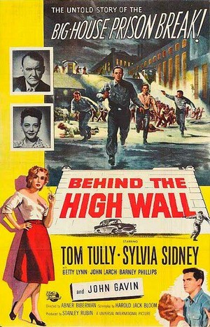 Behind the High Wall (1956) - poster