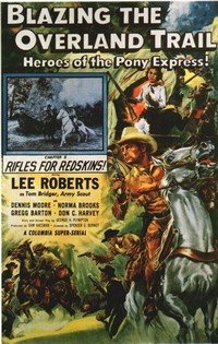 Blazing the Overland Trail (1956) - poster