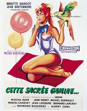 Cette Sacrée Gamine (1956) - poster