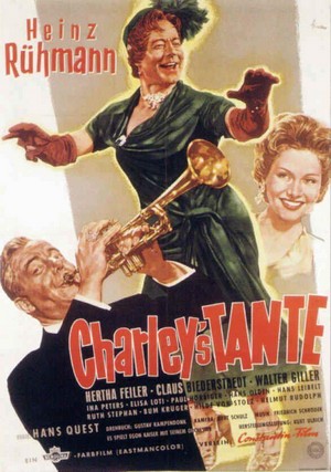 Charleys Tante (1956) - poster