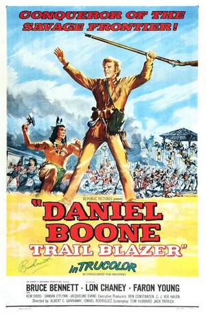 Daniel Boone, Trail Blazer (1956) - poster