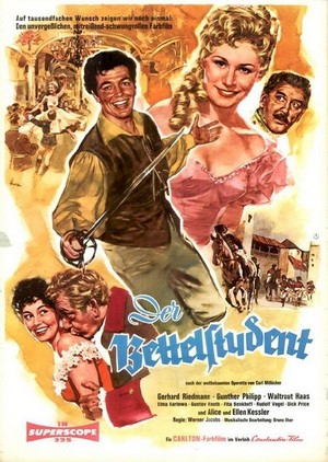 Der Bettelstudent (1956) - poster