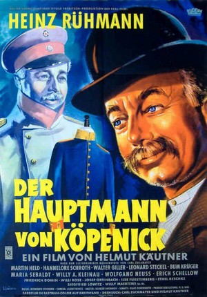 Der Hauptmann von Köpenick (1956) - poster