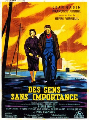 Des Gens sans Importance (1956) - poster