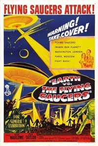 Earth vs. the Flying Saucers (1956) - poster