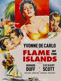 Flame of the Islands (1956) - poster