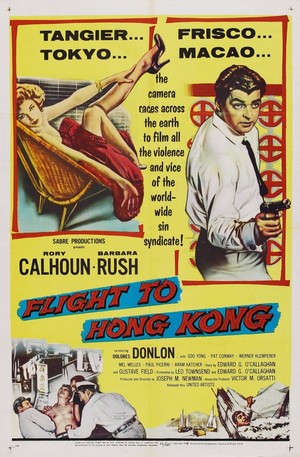 Flight to Hong Kong (1956) - poster