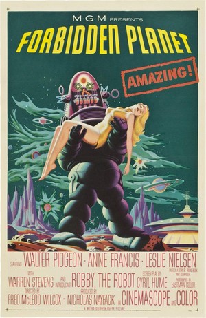 Forbidden Planet (1956) - poster