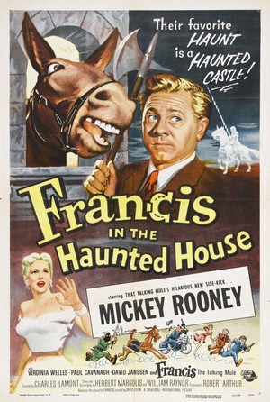 Francis in the Haunted House (1956) - poster