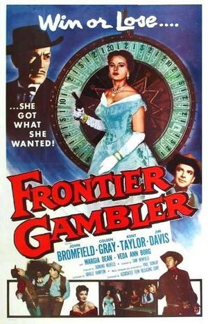 Frontier Gambler (1956) - poster
