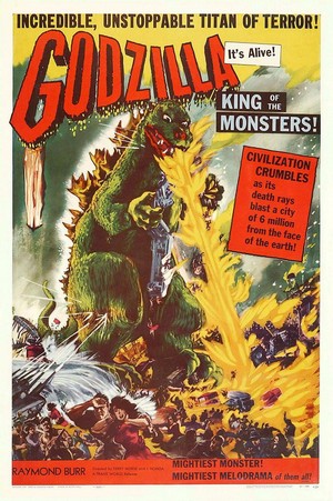 Godzilla, King of the Monsters! (1956) - poster