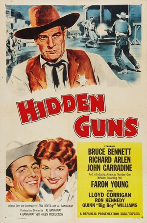 Hidden Guns (1956) - poster
