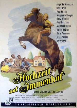 Hochzeit auf Immenhof (1956) - poster