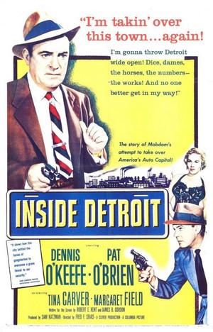 Inside Detroit (1956) - poster