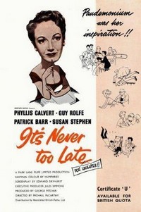 It's Never Too Late (1956) - poster