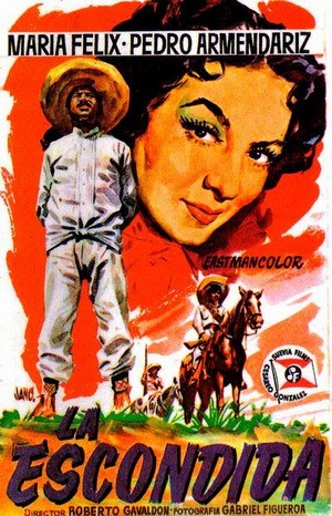 La Escondida (1956) - poster
