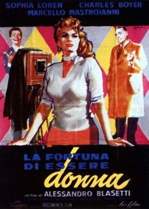 La Fortuna di Essere Donna (1956) - poster