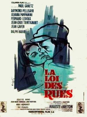 La Loi des Rues (1956) - poster