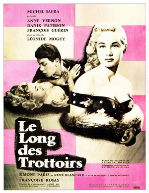 Le Long des Trottoirs (1956) - poster