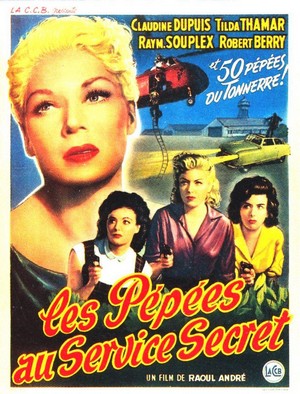 Les Pépées au Service Secret (1956) - poster