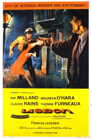 Lisbon (1956) - poster