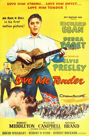 Love Me Tender (1956) - poster