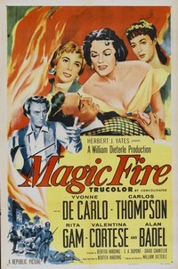 Magic Fire (1956) - poster