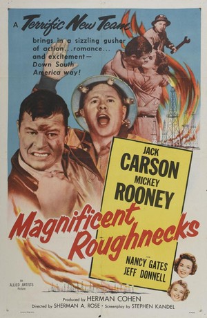 Magnificent Roughnecks (1956) - poster