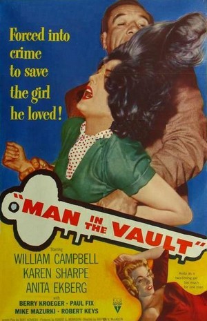 Man in the Vault (1956) - poster