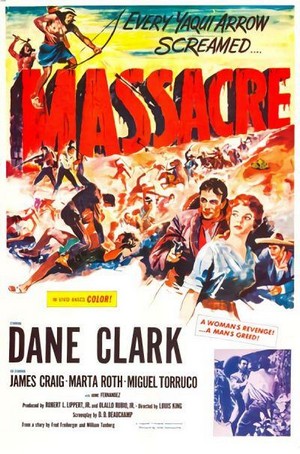 Massacre (1956) - poster