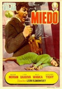 Miedo (1956) - poster