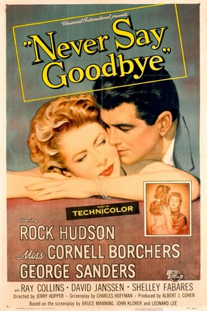 Never Say Goodbye (1956) - poster