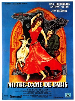 Notre-Dame de Paris (1956) - poster