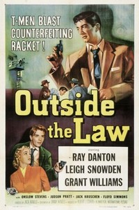 Outside the Law (1956) - poster