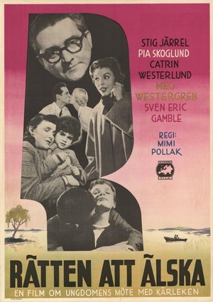 Rätten att Älska (1956) - poster