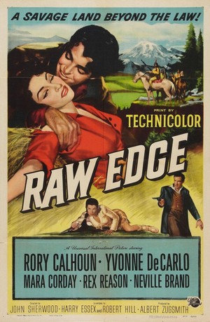Raw Edge (1956) - poster