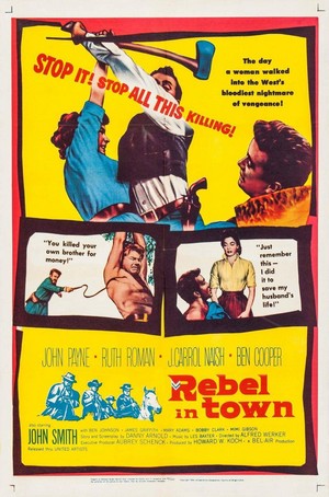 Rebel in Town (1956) - poster